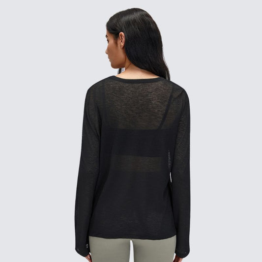 Wholesale long sleeve yoga cover up | Wonderxfans bulk activewear