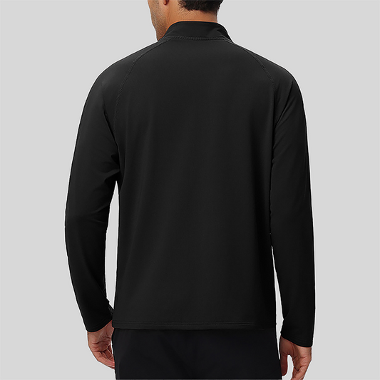 Men's Half-Zip Athletic Long Sleeve Lightweight Thermal Outdoor Top