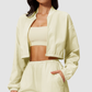 Wholesale Women's UPF50+ Sun-Protection Cropped Zip-Up Jacket – Cool-Touch Stand Collar Athletic Jacket