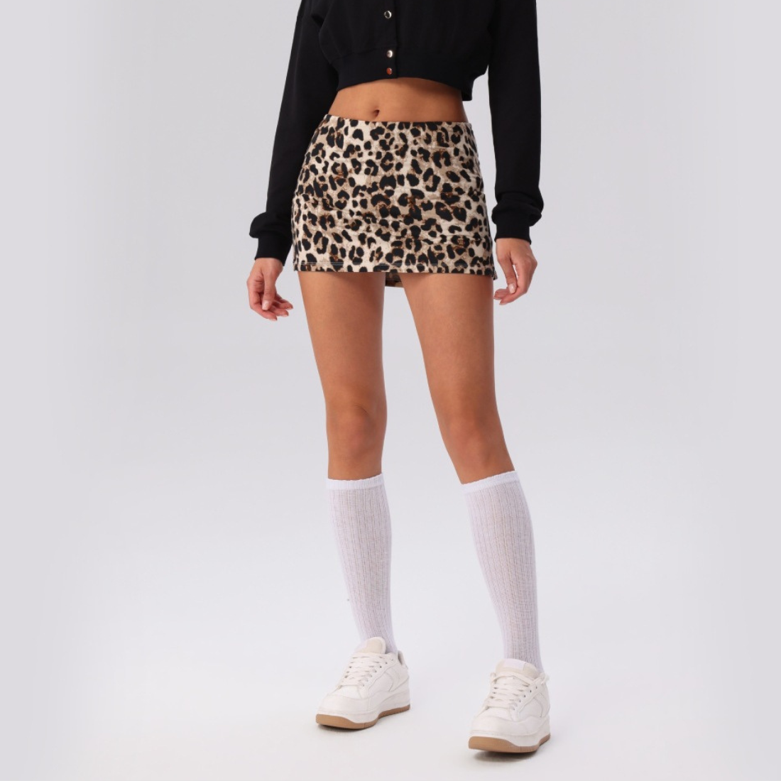 Wholesale Women’s High-Waist Faux Two-Piece Tennis Skirt – Anti-Exposure