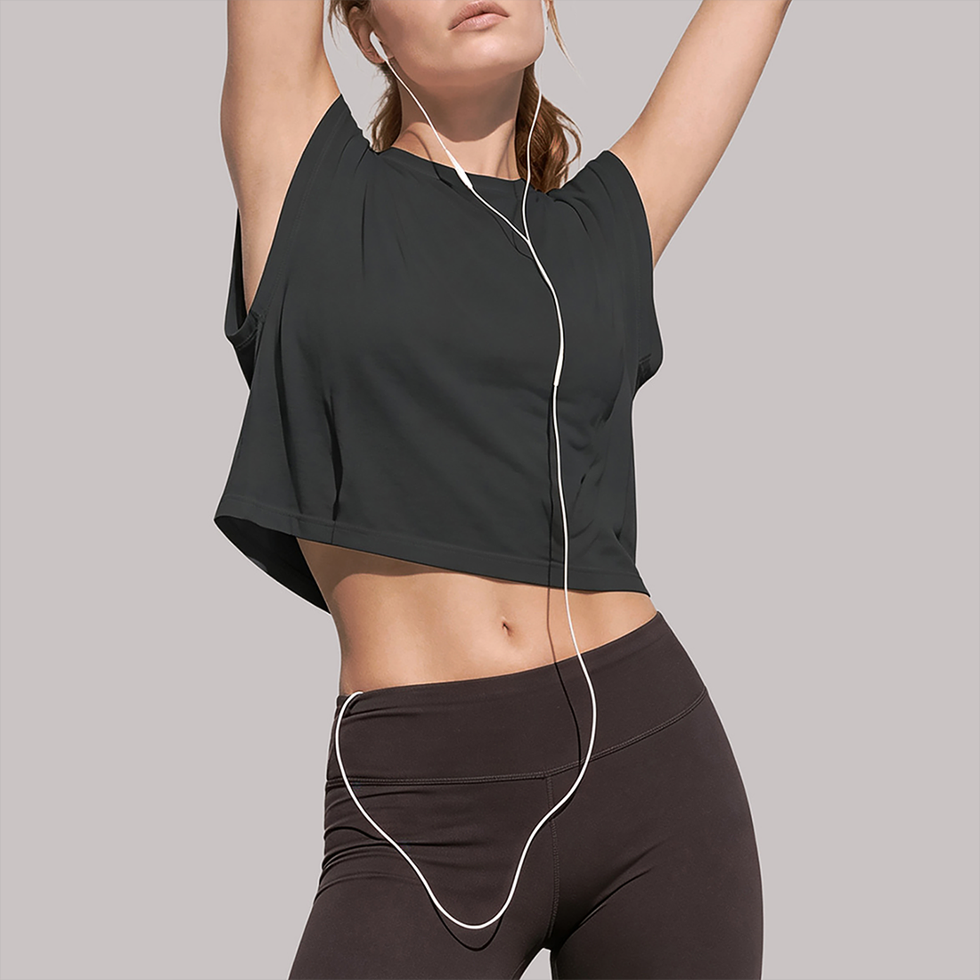 Wholesale Tencel Cotton Sleeveless Yoga Top – Quick-Dry Fitness Tank Top