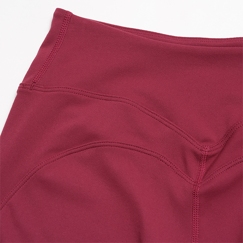 Wholesale women's solid color high-waisted shorts