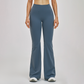 Wholesale High Waist Flaming Wide Leg Yoga Pants