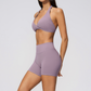 Wholesale Women's Cream-Feel Fleece Bra & Shorts Set