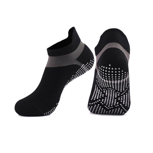 Non-Slip Breathable Sweat-wicking Terry-Cushion Ear-shaped Cuff Thick Athletic Yoga Socks