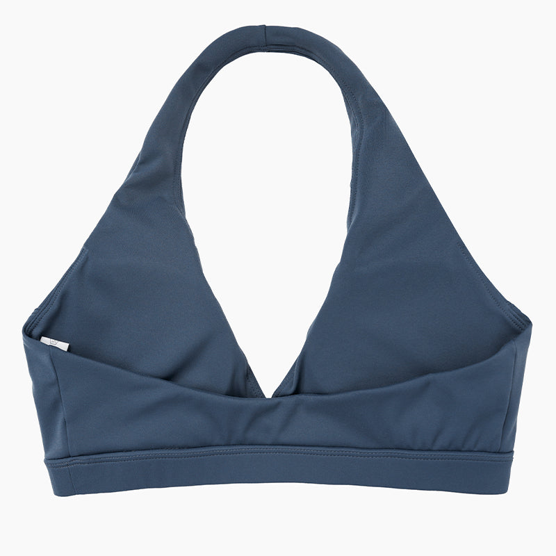 Halter back sports bra