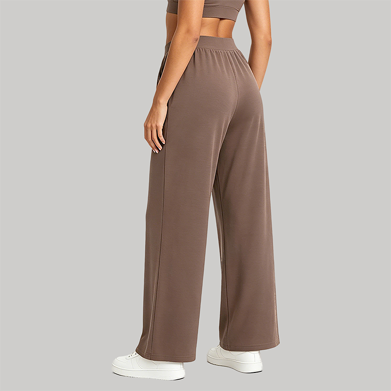 Wholesale Women's Eco-Friendly Fiber Wide-Leg Yoga Pants
