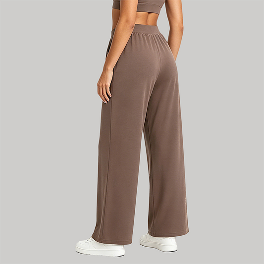 Wholesale Women's Eco-Friendly Fiber Wide-Leg Yoga Pants