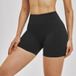 Wholesale women's solid color high-waisted shorts