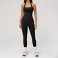 Wholesale Seamless Racerback Tank Top & High-Waist Leggings Set – Quick-Dry Yoga 2-Piece