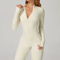 Snug-Fit Long Sleeve Jumpsuit