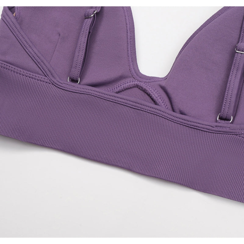 Quick-drying yoga back sports bra