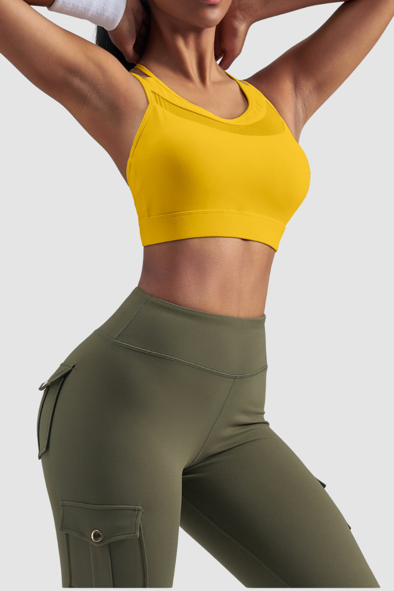 Wholesale thin strap yoga sports bra