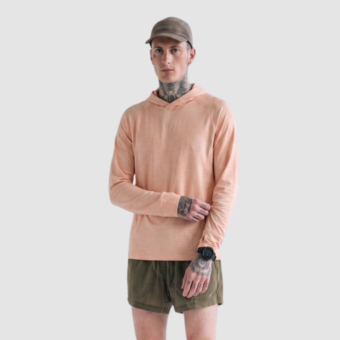 Wholesale Lightweight Hooded Running Sweatshirt – Quick-Dry Polyester
