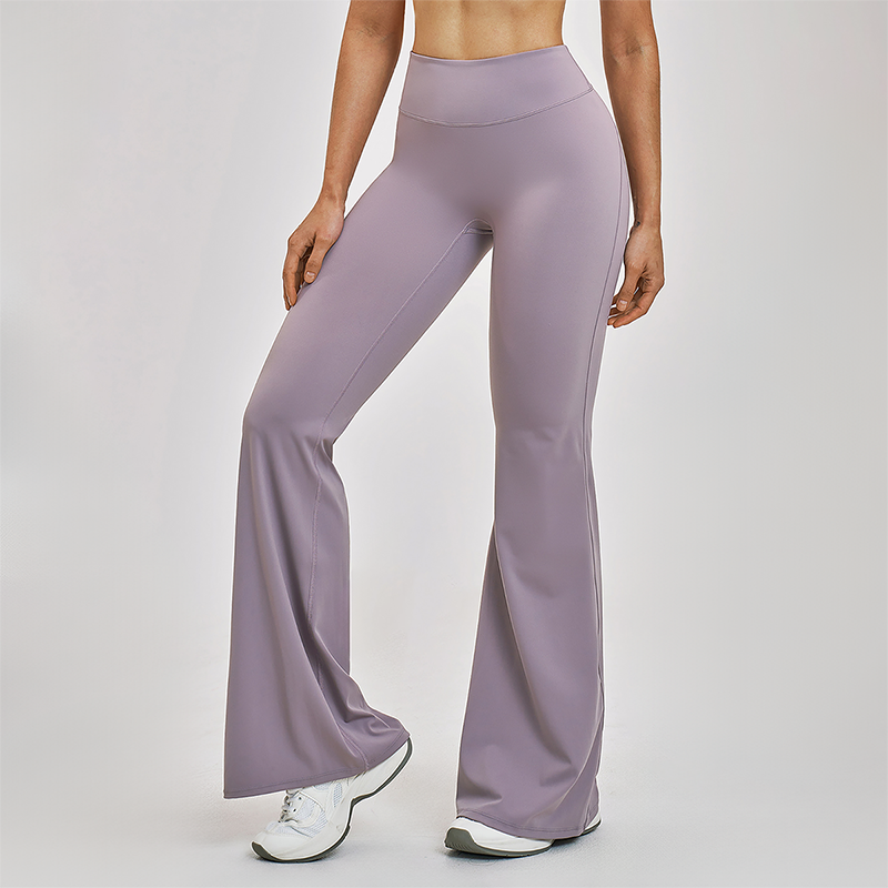 Wholesale High Waist Flaming Wide Leg Yoga Pants