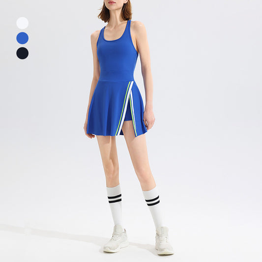 Quick drying slim fit sports tennis dress