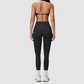 Wholesale Women's Seamless Sports Bra and Leggings Set – Open-Back Yoga Set