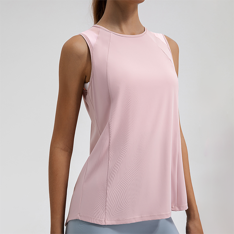 Women's Lightweight Cooling Yoga Tank Top Quick-Dry Athletic Cover-Up
