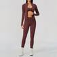Wholesale Women's Three-Piece Activewear Set – Bra, Jogger Pants & Jacket
