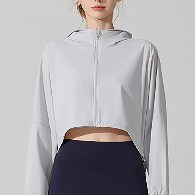 UV resistant outdoor sports long sleeved yoga suit top