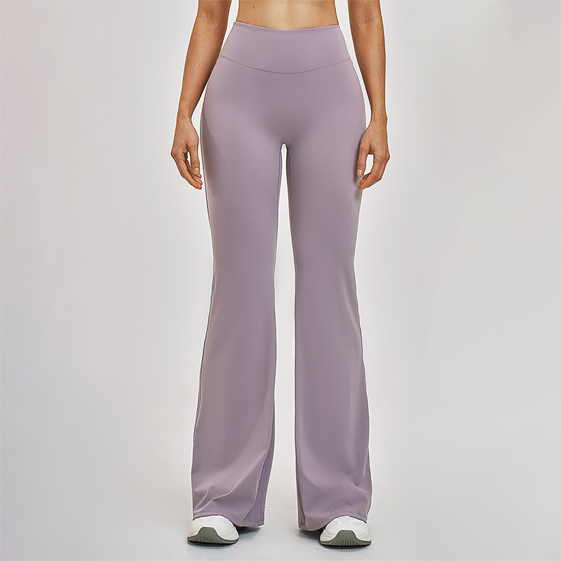 Wholesale High Waist Flaming Wide Leg Yoga Pants
