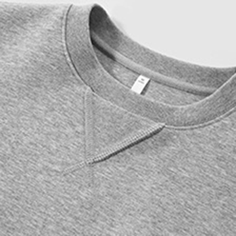 Round neck loose casual sweatshirt