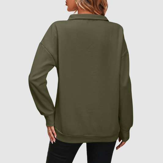 Wholesale Women's Half-Zip Long-Sleeved Sportswear | Wonderxfans bulk activewear