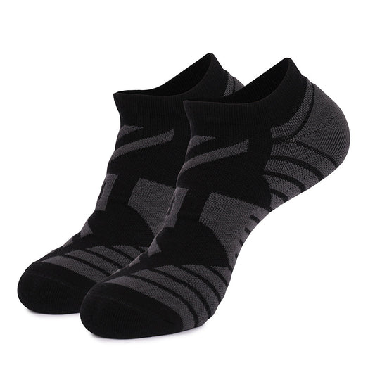 Non-Slip Breathable Sweat-wicking Terry-Cushion Athletic Running Socks