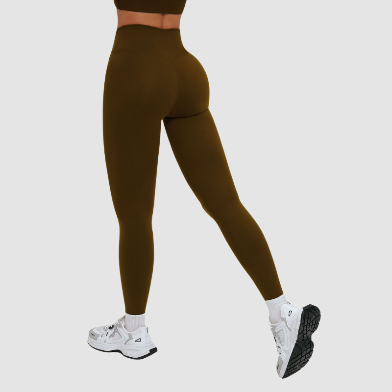 Wholesale solid color high-waisted leggings