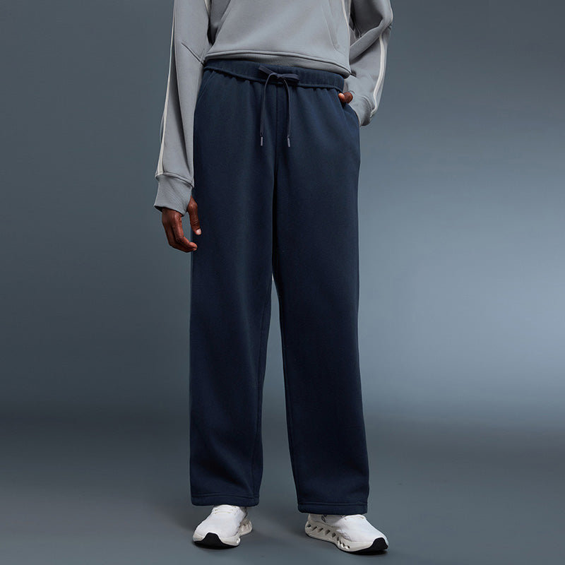 Fleece-Lined Straight Leg Pants