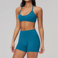 Wholesale Naked-Feel Seamless Sports Bra & High-Waist Leggings Set – Quick-Dry Yoga 2-Piece