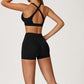 SPORTS BRA+High-waist shorts 2-PIECE SET