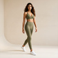 Wholesale Tummy Control High-Waist Sports Bra & Leggings  Yoga Set