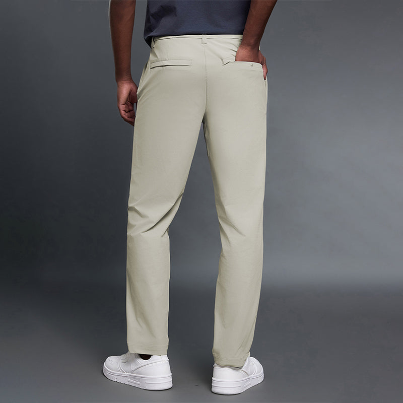 Men's Elastic Straight Leg Trousers