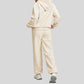 Double-sided fleece loose-fitting sweatshirt and pants set