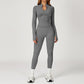 Snug-Fit Jacket + Butt-Lifting Leggings 2-Piece Set