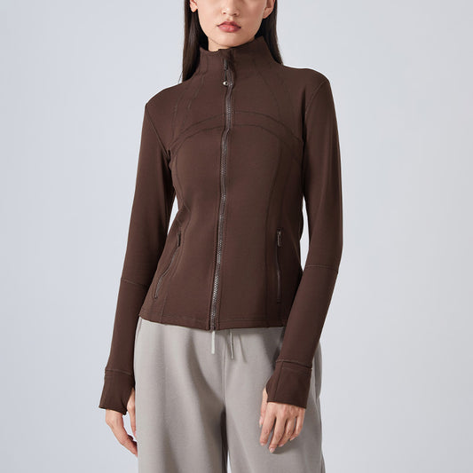 Wholesale Stand Collar Full Zipper Long | Wonderxfans bulk activewear