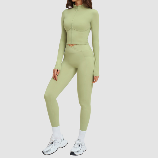 Wholesale Solid Color Slim-Fit Athletic Yoga | Wonderxfans bulk activewear