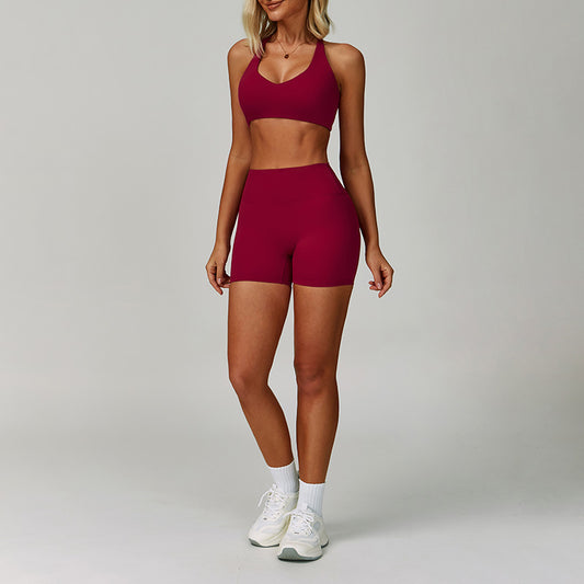 Wholesale Racerback Sports Bra + High-waisted | Wonderxfans bulk activewear