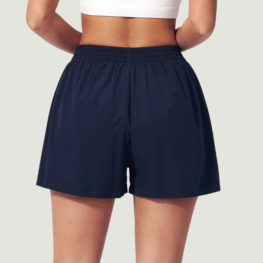 Wholesale Women's UPF50+ Sun Protection Colorblock Shorts – Lightweight Breathable Outdoor Running Sportswear