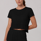 Wholesale Women's Loose Round Neck Short Sleeve Tank top
