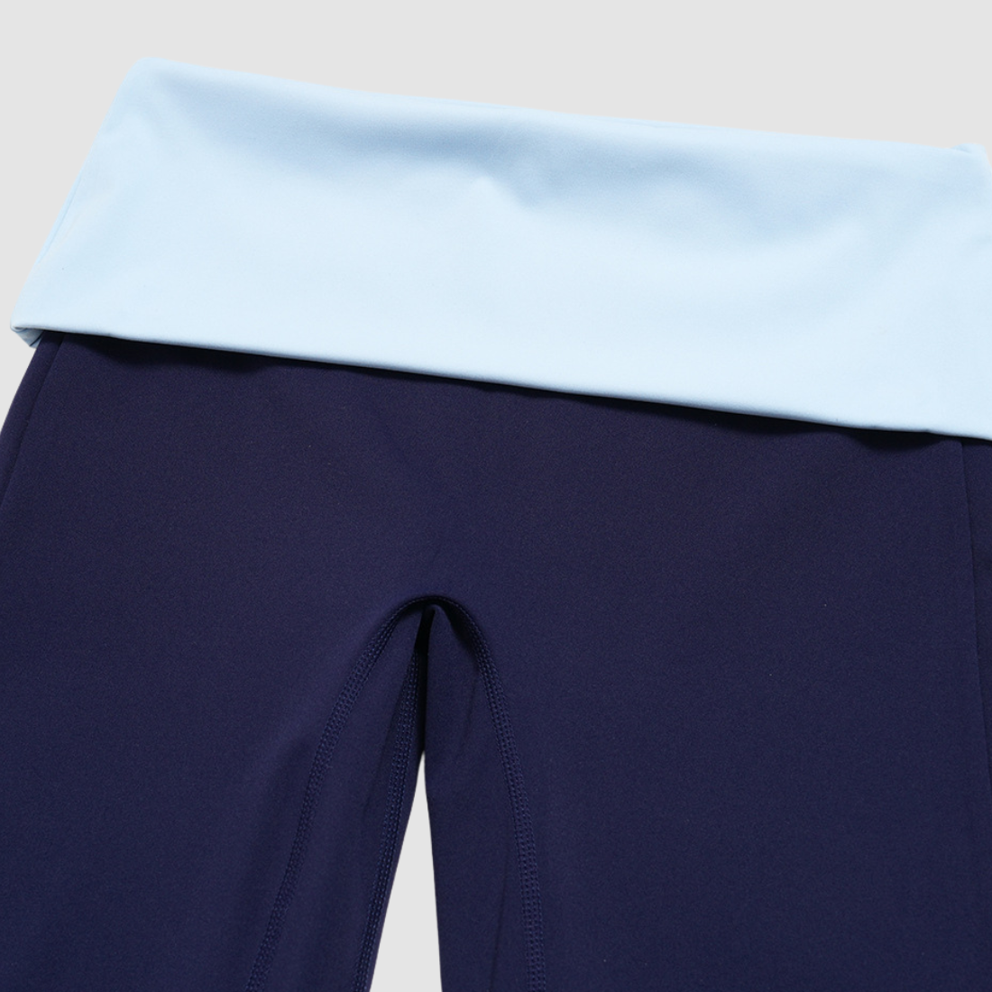 Wholesale Contrast Color High Waist Yoga Set – Tummy Control Fitness Outfit