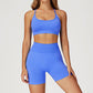 Quick-Drying Sports Bra + Butt-Lifting Shorts 2-Piece Set