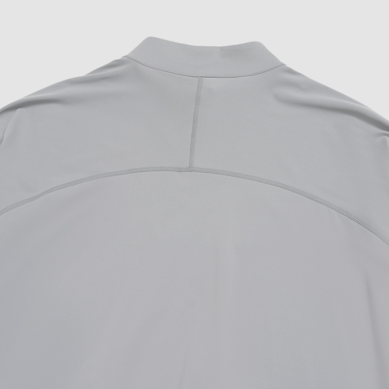Wholesale Men's Mock Neck Long Sleeve Athletic Jacket – Moisture-Wicking Gym Fitness Training Outerwear