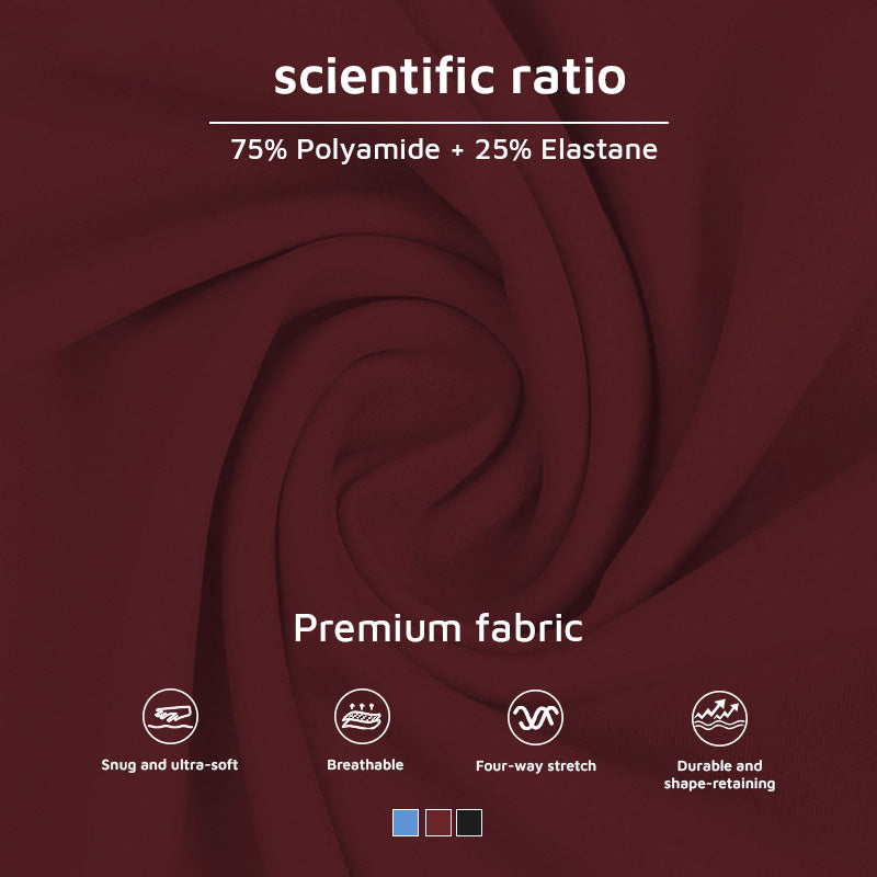 Snug-Fit Low-Cut Long Sleeves + Elastic Waistband Skirt 2-Piece Set