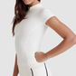 Wholesale Women's Zip-Up Short Sleeve Top & Shorts Set – Athletic Two-Piece