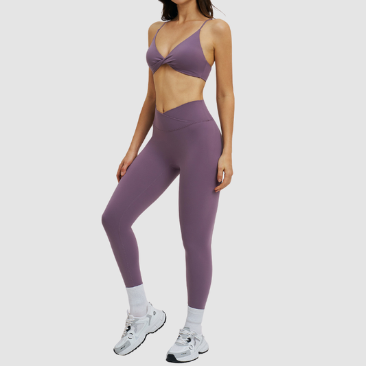 Wholesale sports bras + cross-waist leggings | Wonderxfans bulk activewear