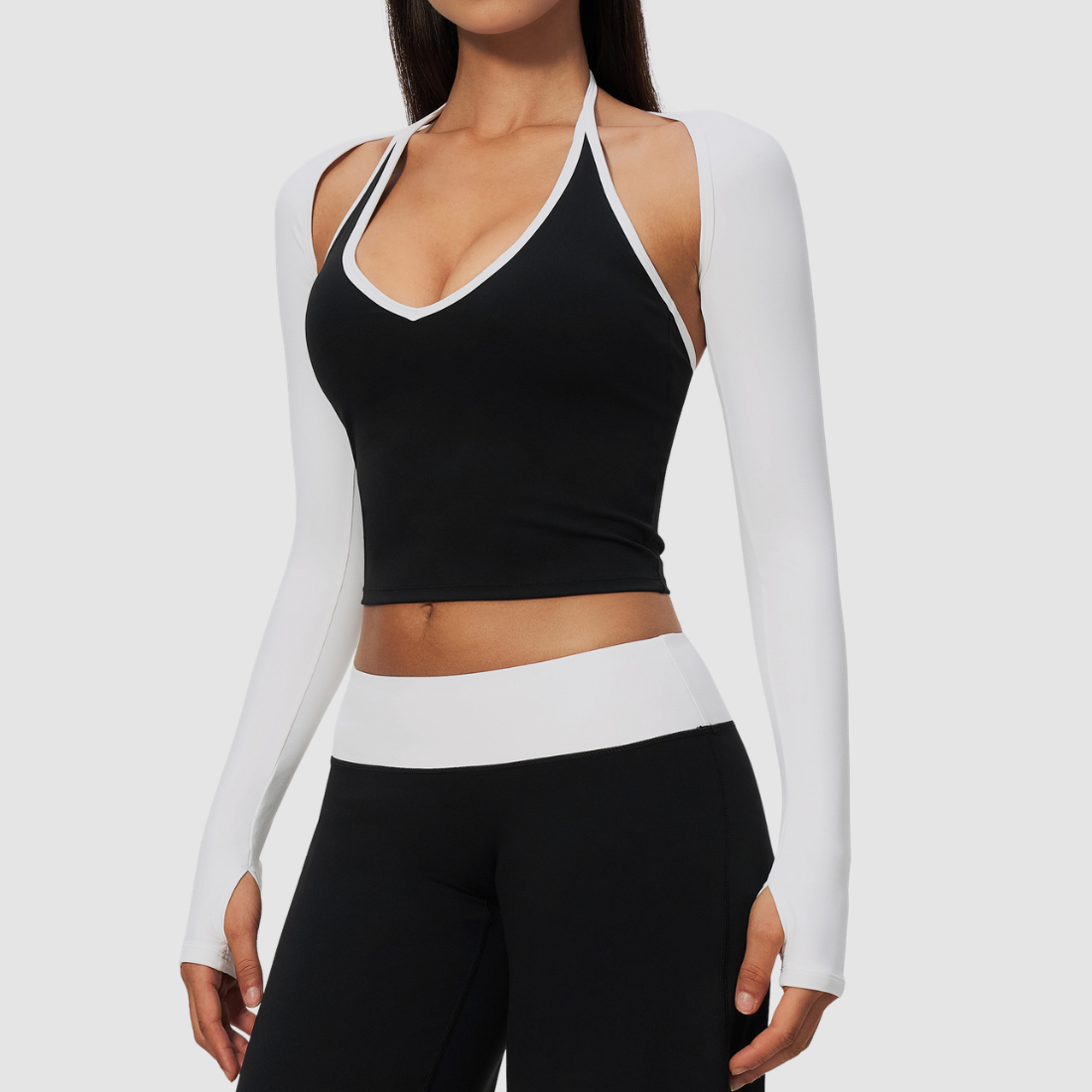 Wholesale Women’s Open-Back Yoga Shrug – Quick-Dry Long Sleeve