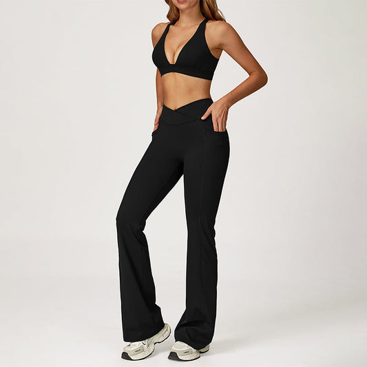 Wholesale SPORTS BRA +Slim-fit athletic flare | Wonderxfans bulk activewear