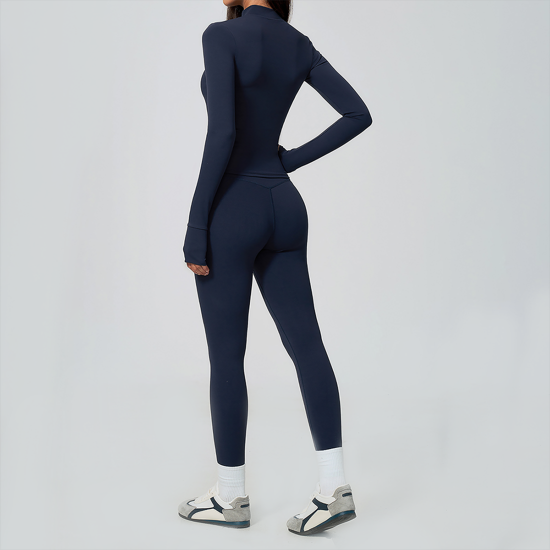 Wholesale 3-Piece Yoga Set – Cardigan & Bra & Leggings Fitness Outfit